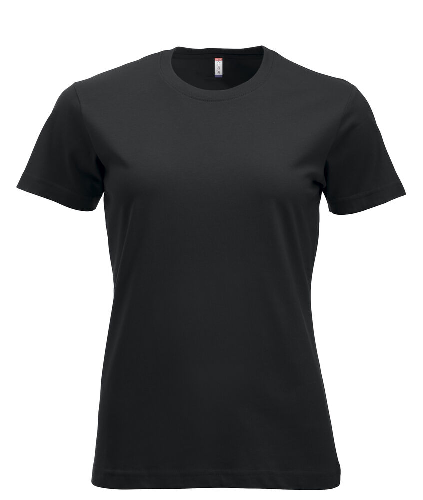 New Classic T-shirt Dam, SVART - Bild 2
