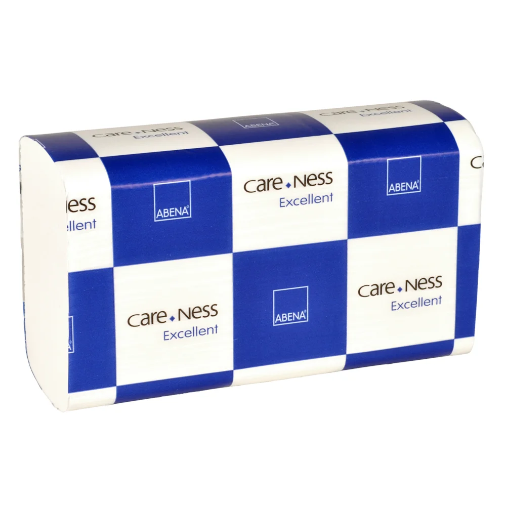 Abena Handdukspapper Care-Ness Excellent Z-Fold 2-lag 20,6x24cm, 4000st/krt - Bild 3
