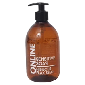 On Line Tvål Hibiscus/Flax seed 500ml