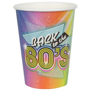 80’s Party Pappersmugg 10-pack