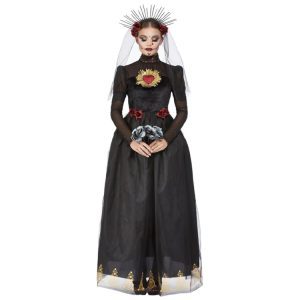 Deluxe Day Of The Dead Brudklänning Svart