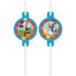Musse Pigg Sugrör 4-pack